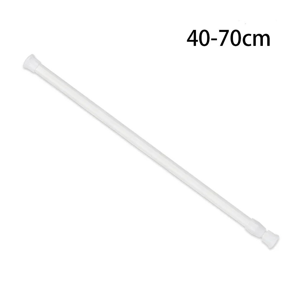 Telescopic Curtain Rod 30-90CM Spring Tension Extendable Window Pole