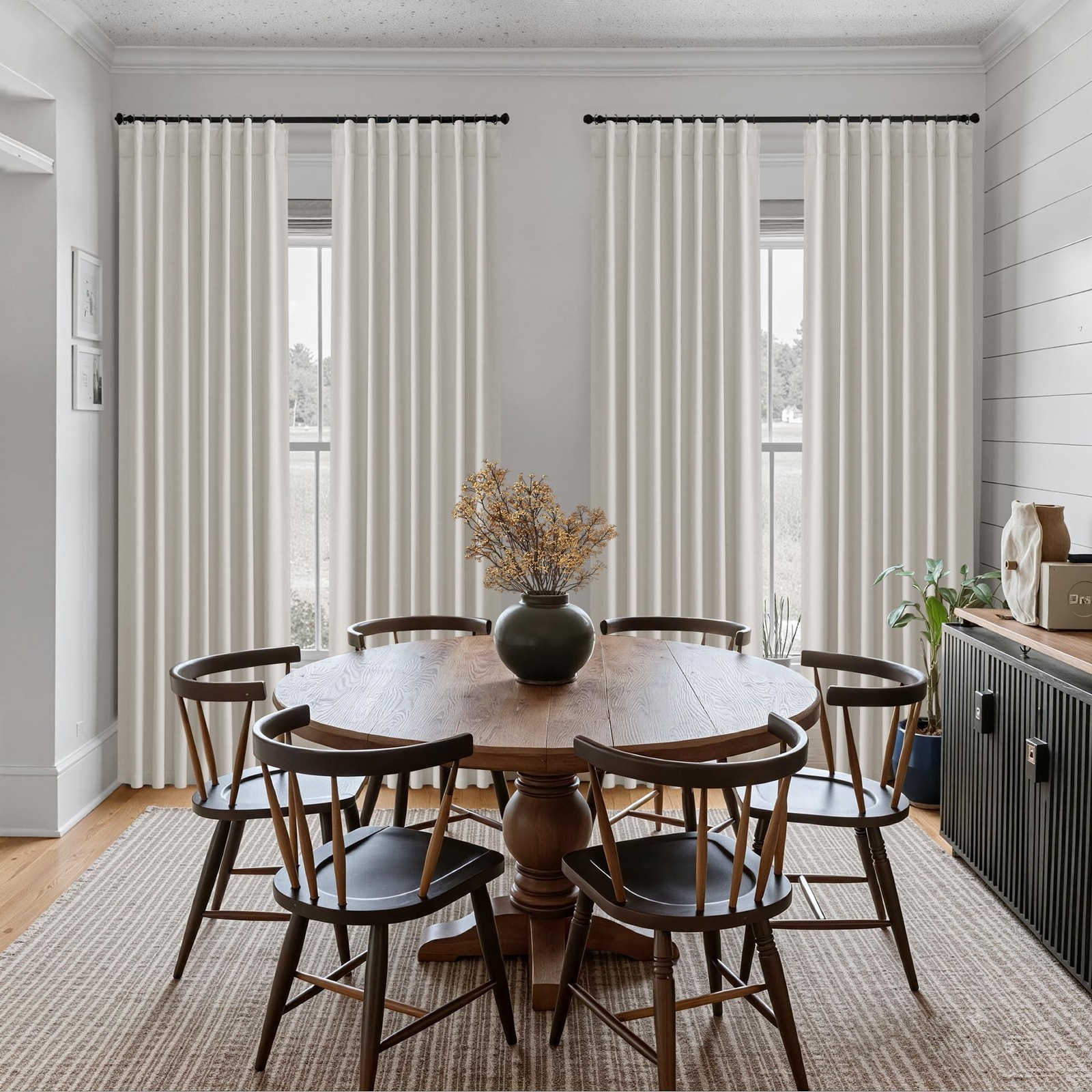 100% Blackout Curtains 72 Inches Long 2 Panels for Bedroom, Back Tab Pleated …