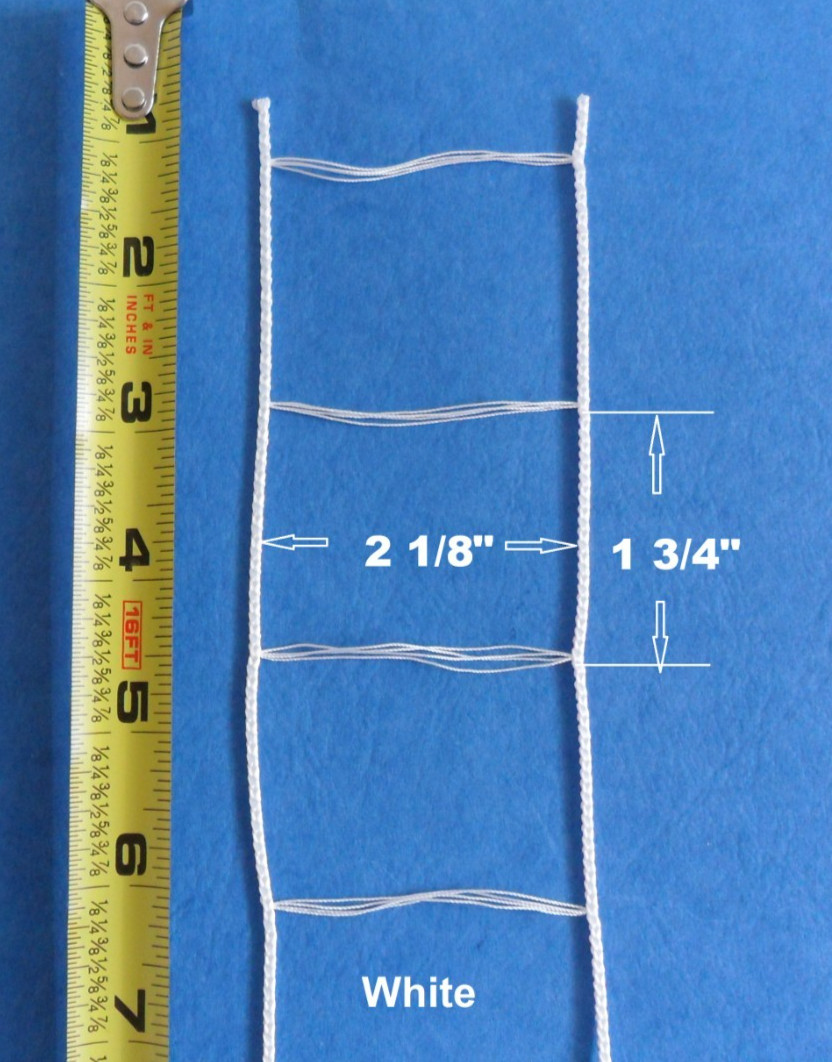 10 – 100 Feet White Ladder String Tape For 2 Inch Wood & Vinyl Venetian Blinds