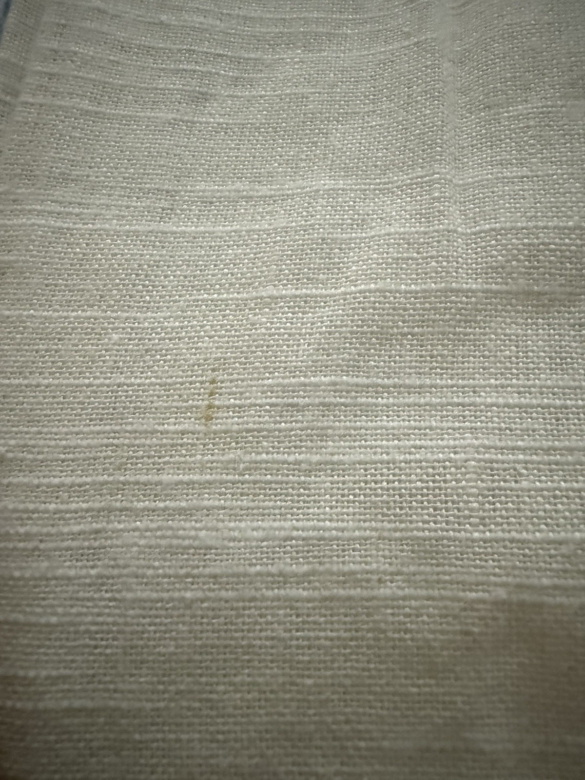 Pottery Barn Emery Linen Antique Bronze Grommet Curtain 50”x96” Ivory
