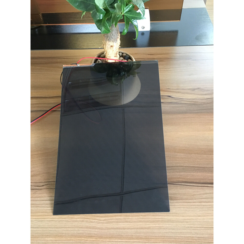 10cmx10cm Black Smart Window Tint Self-adhesive Glass Film Switchable Controller