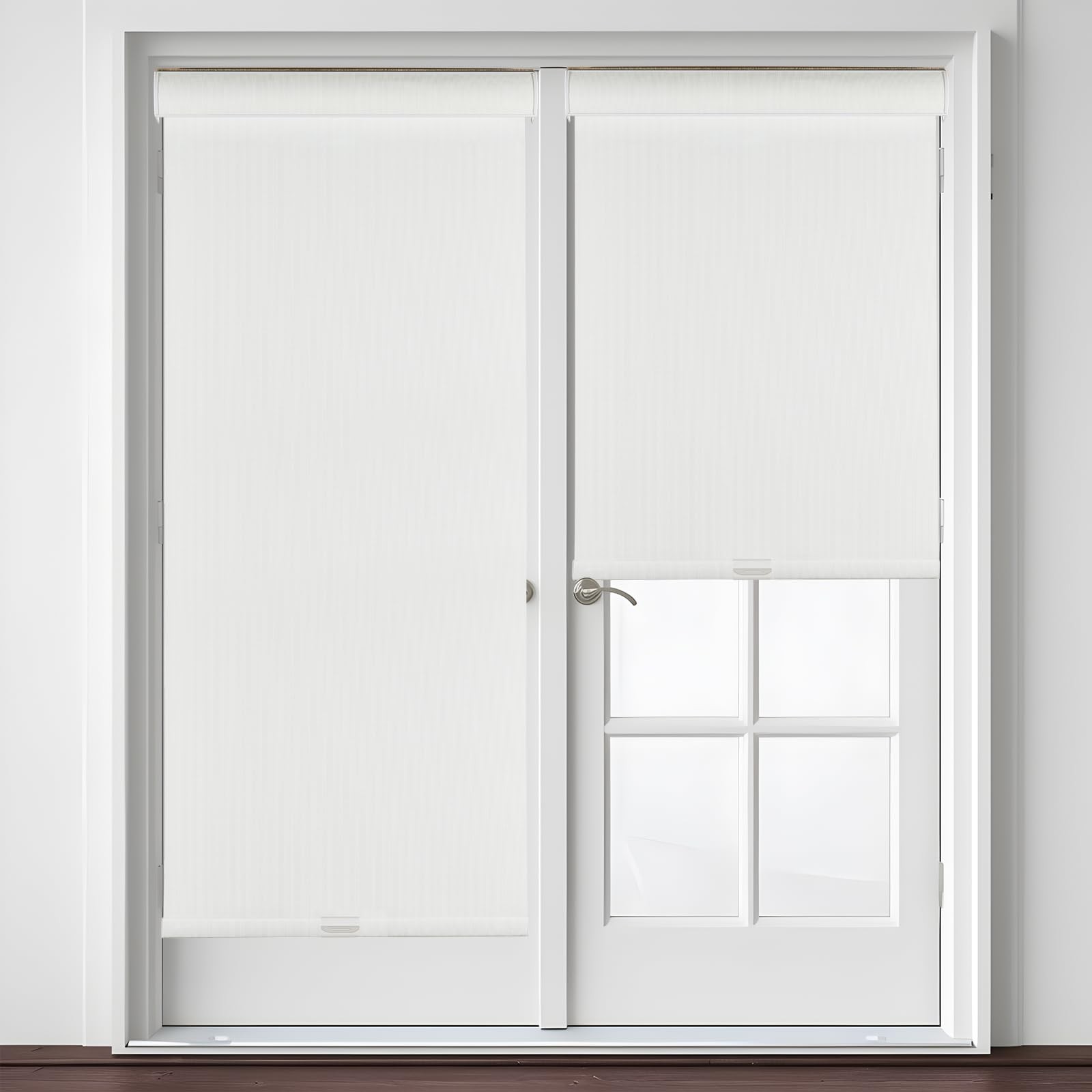Persilux Cordless 100% Blackout Blinds White 21″ W x 72″ H Thermal Insulated