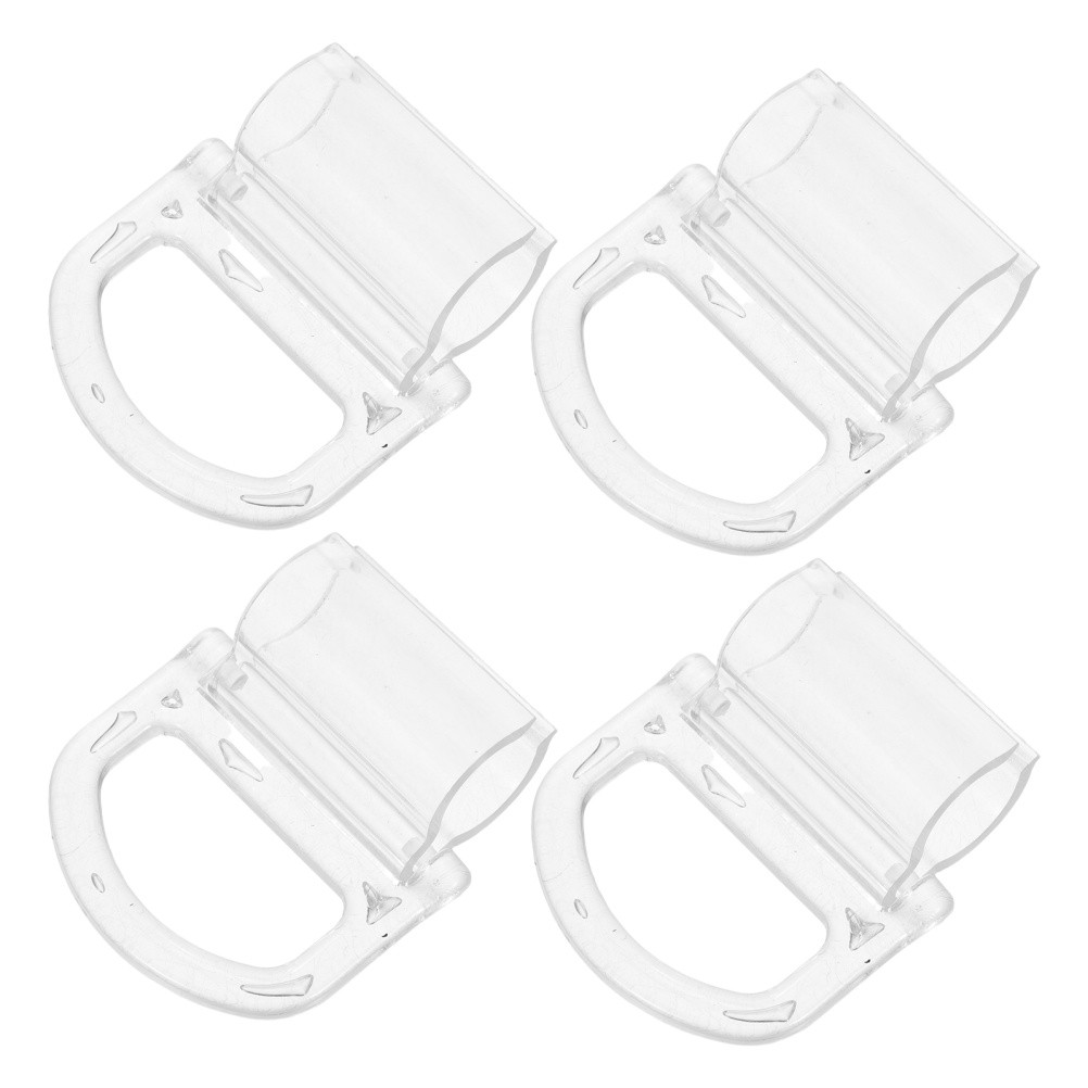 4 Pcs Clear Blind Replacement Handle Cellular Shades Bottom Lifting
