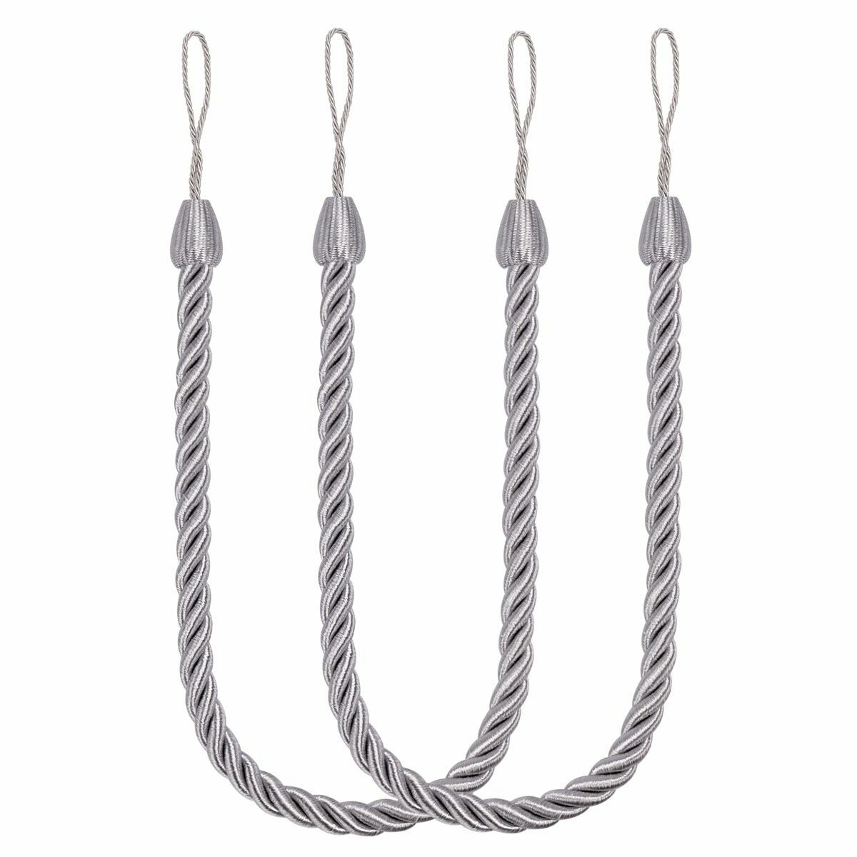 2/4X Curtain Rope Tie Backs Window Tieback Bandage Holdbacks Home Decor Handmade