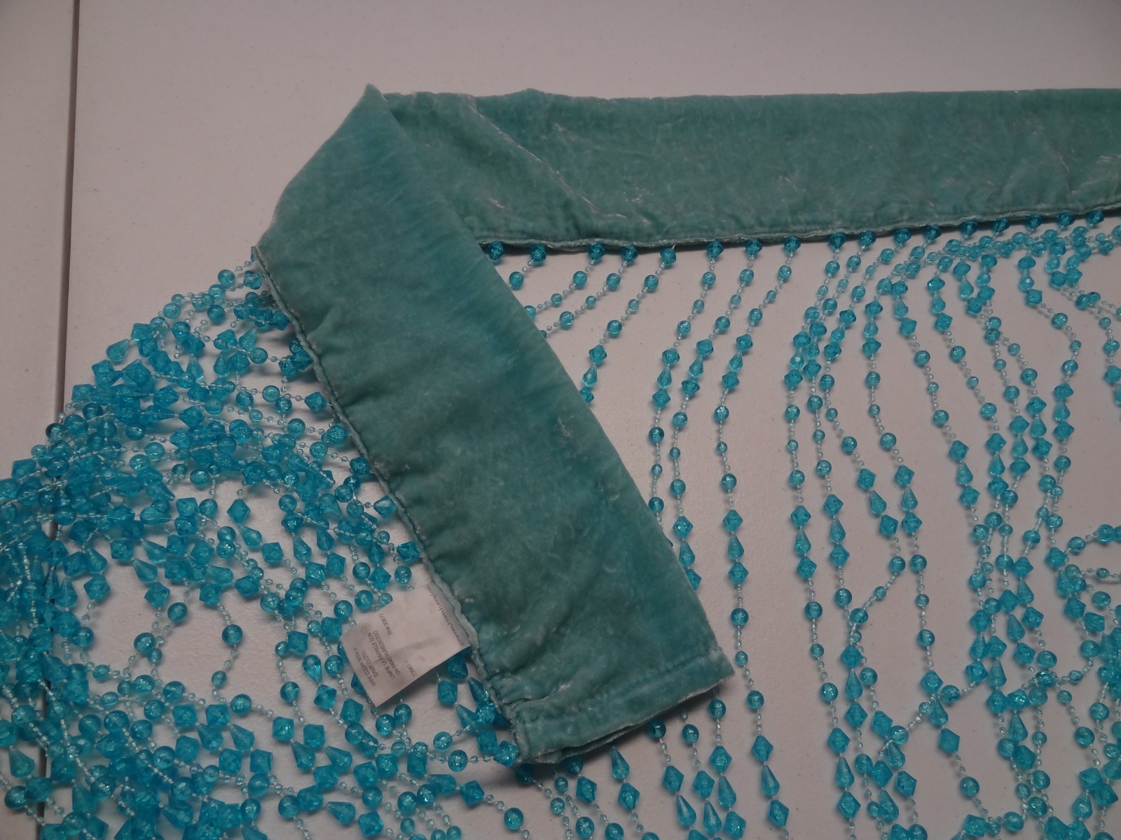 JC Penney Home Teal 40″ x84″ Doorway Beads String Curtain Beaded Home Collection