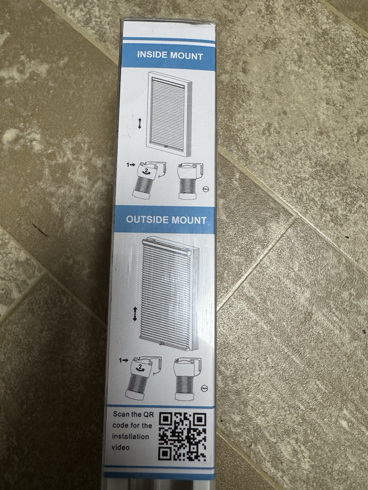 Cordless Cellular Shade 100% Blackout White 42*72INCHES Honeycomb Shade New