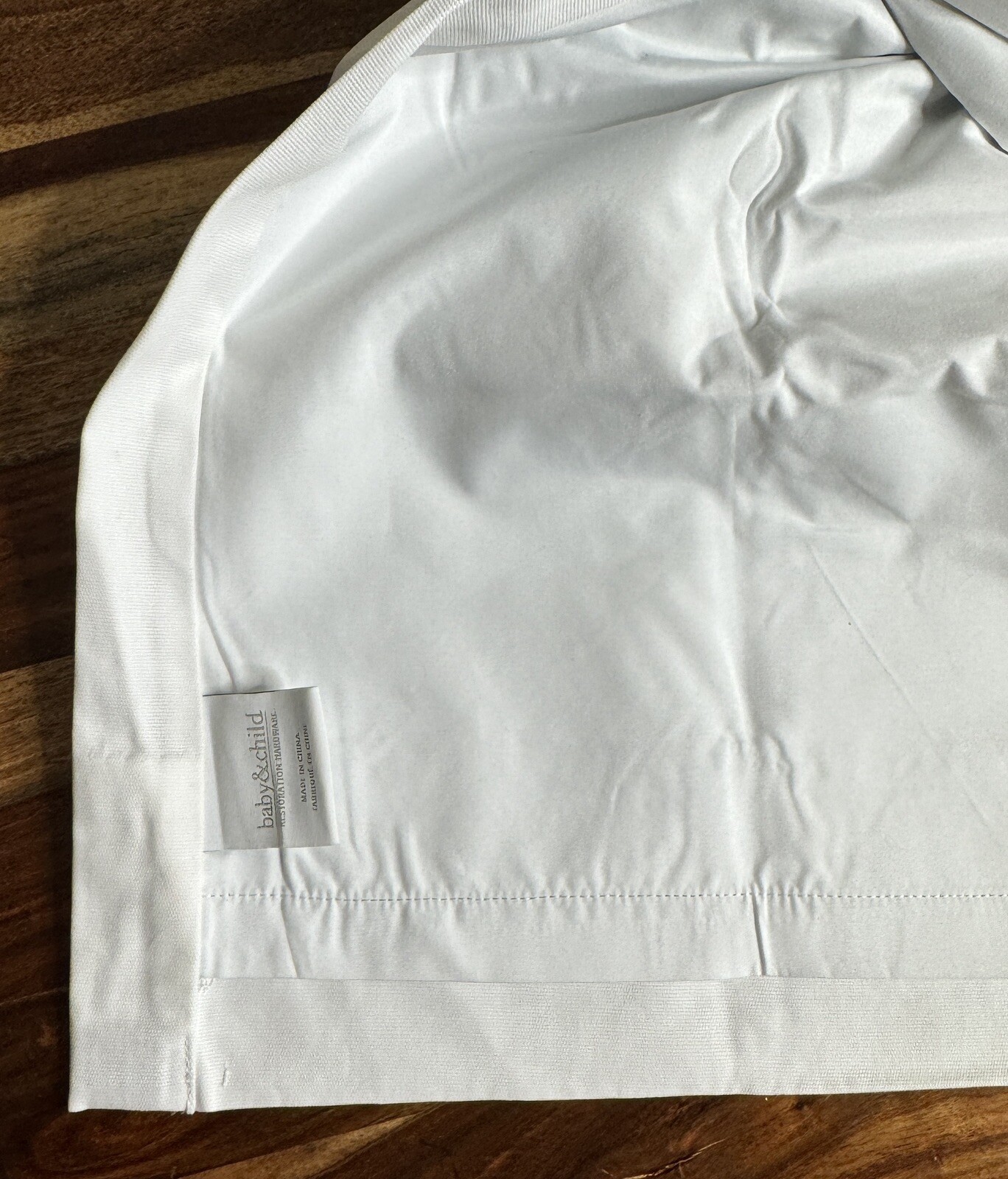 Restoration Hardware Cotton Canvas Drapery RP 100″W x 84″L Optic White $210