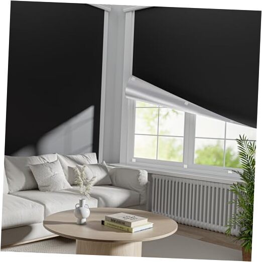 Portableout Curtains 42”x 60”, 100%out Window 42″W x 60″L (Pack of 1) Black