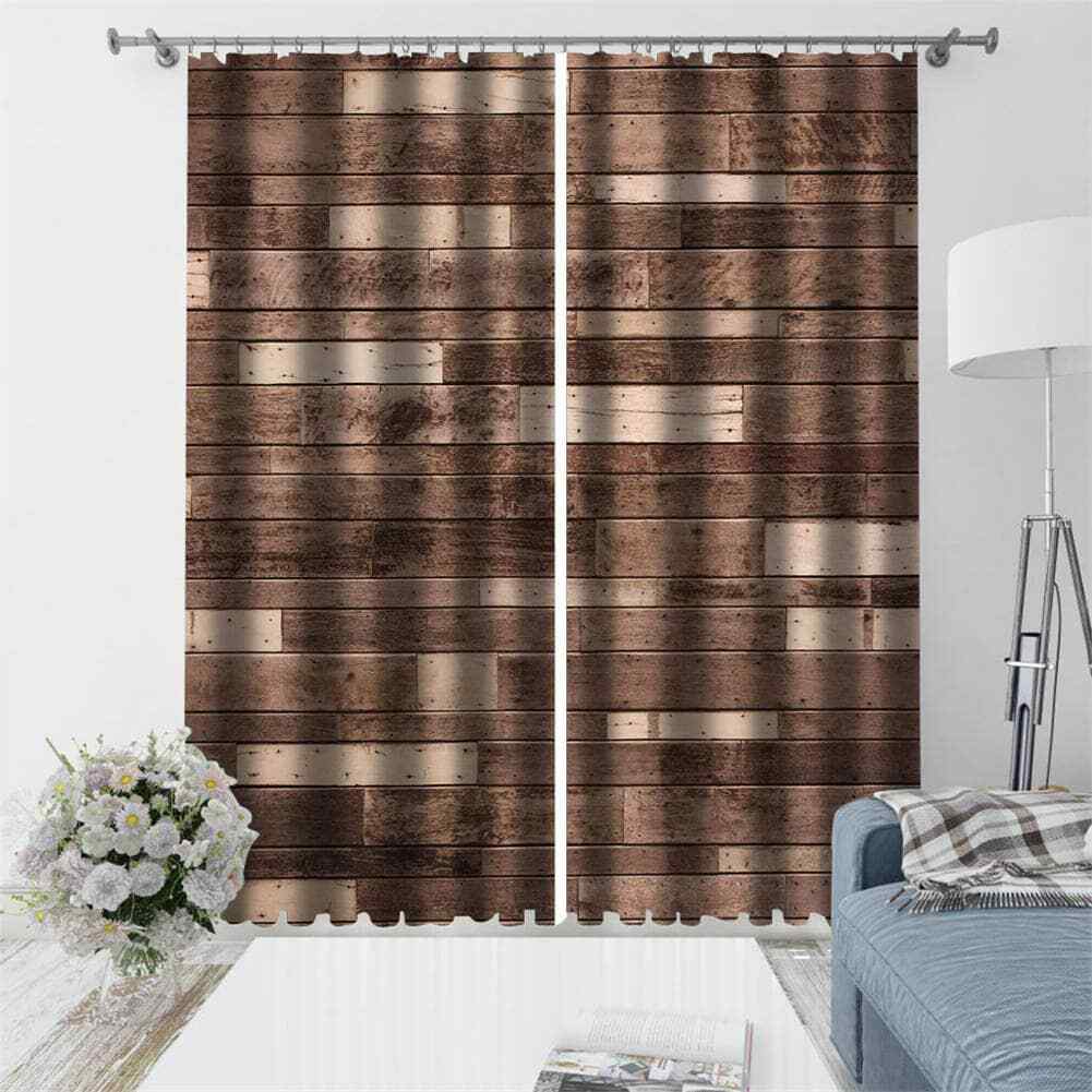 Solemn red with different shadesPrinting 3D Blockout Curtains Fabric Window