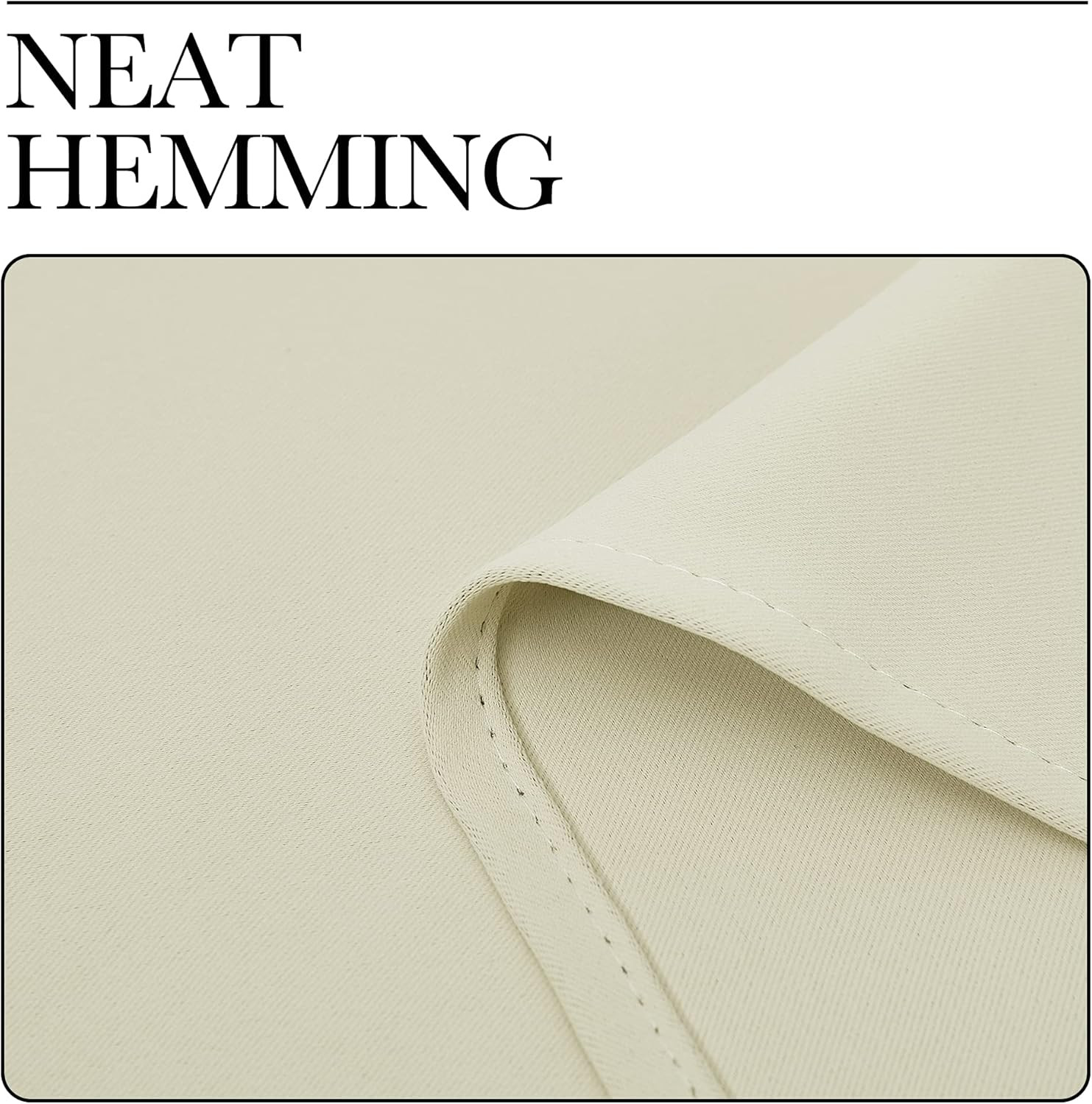 Kitchen Curtains for Decoration, Thermal Insulated Grommet Room Darkening Draper