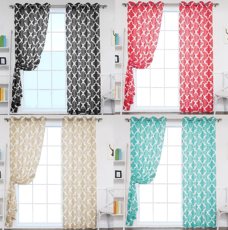 CHIC 1 SINGLE PANEL GROMMET VOILE SHEER WINDOW DRESSING CURTAIN TREATMENT