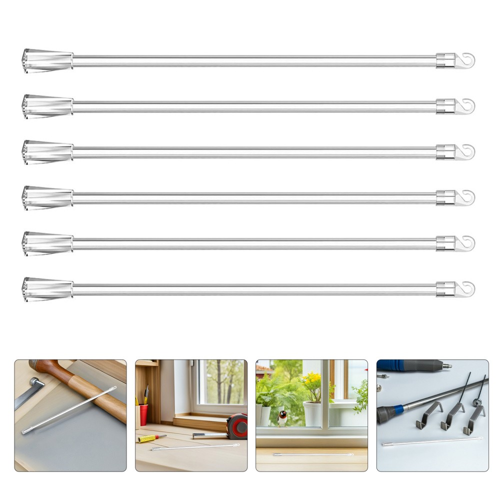 8pcs Blinds Wand Replacement – With Hook And Handle Long Vertical Blind Wand