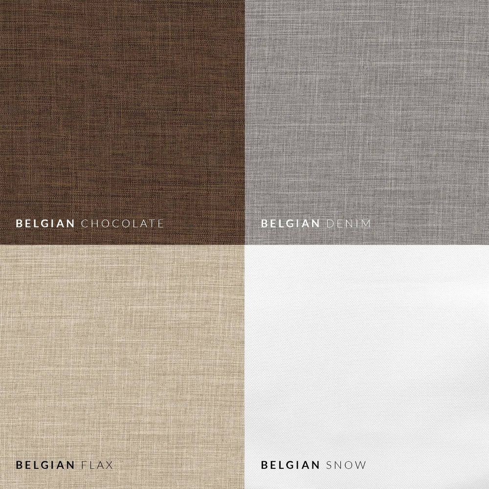 29″x64″ Chicology Light Filtering Roman Shade Belgian Flax