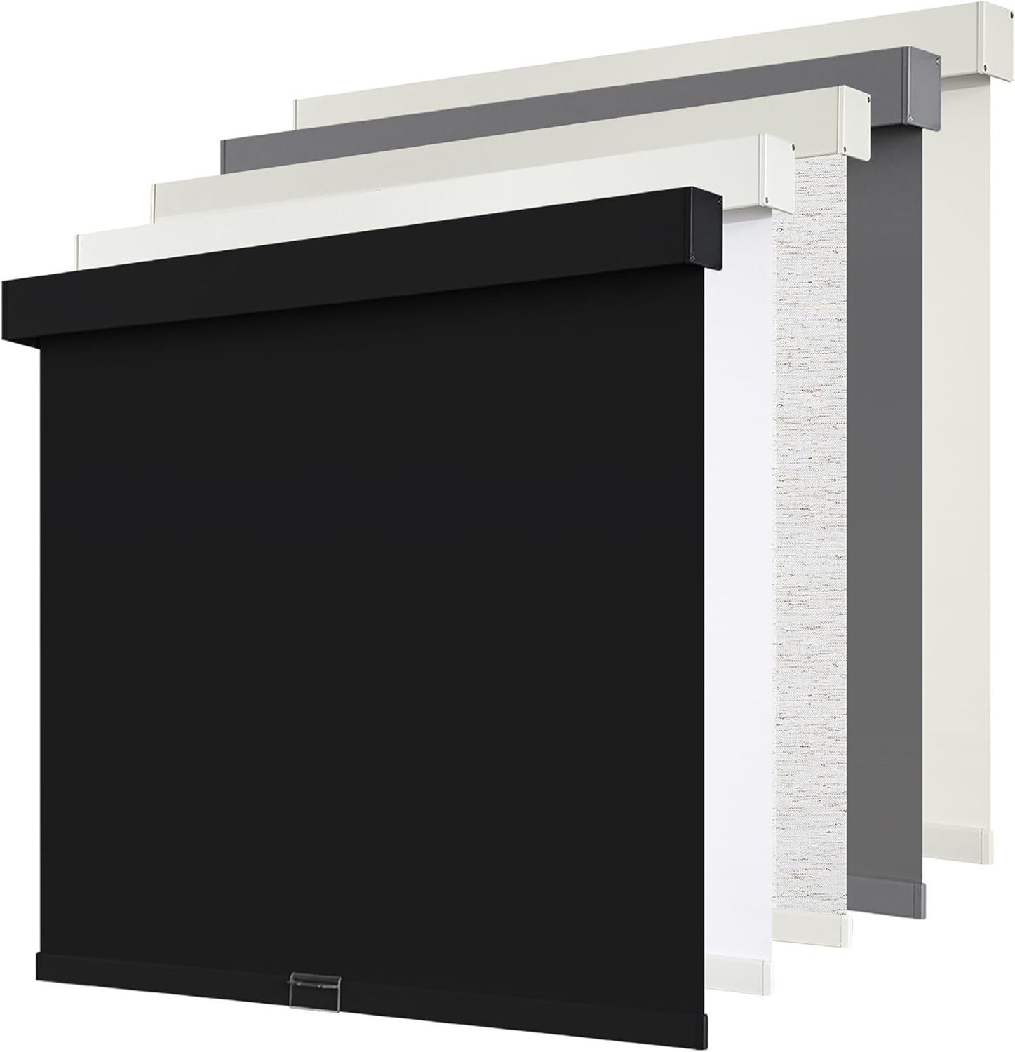 Cordless Blackout Roller Shades Blinds for Windows Free-Stop,Pull Down Room D…