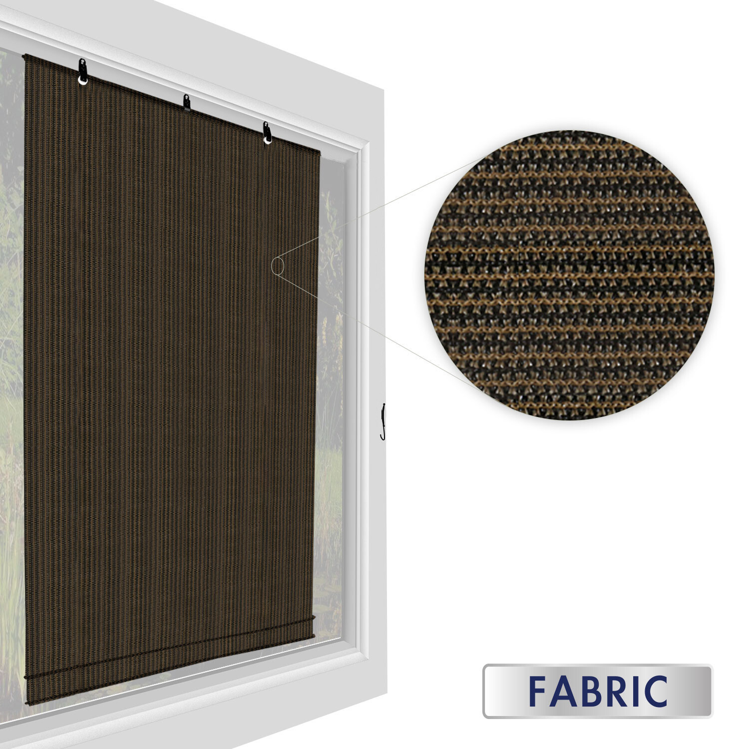 Roller Shade Roll up Shade UV Blind for Deck Porch Pergola Balcony Outdoor