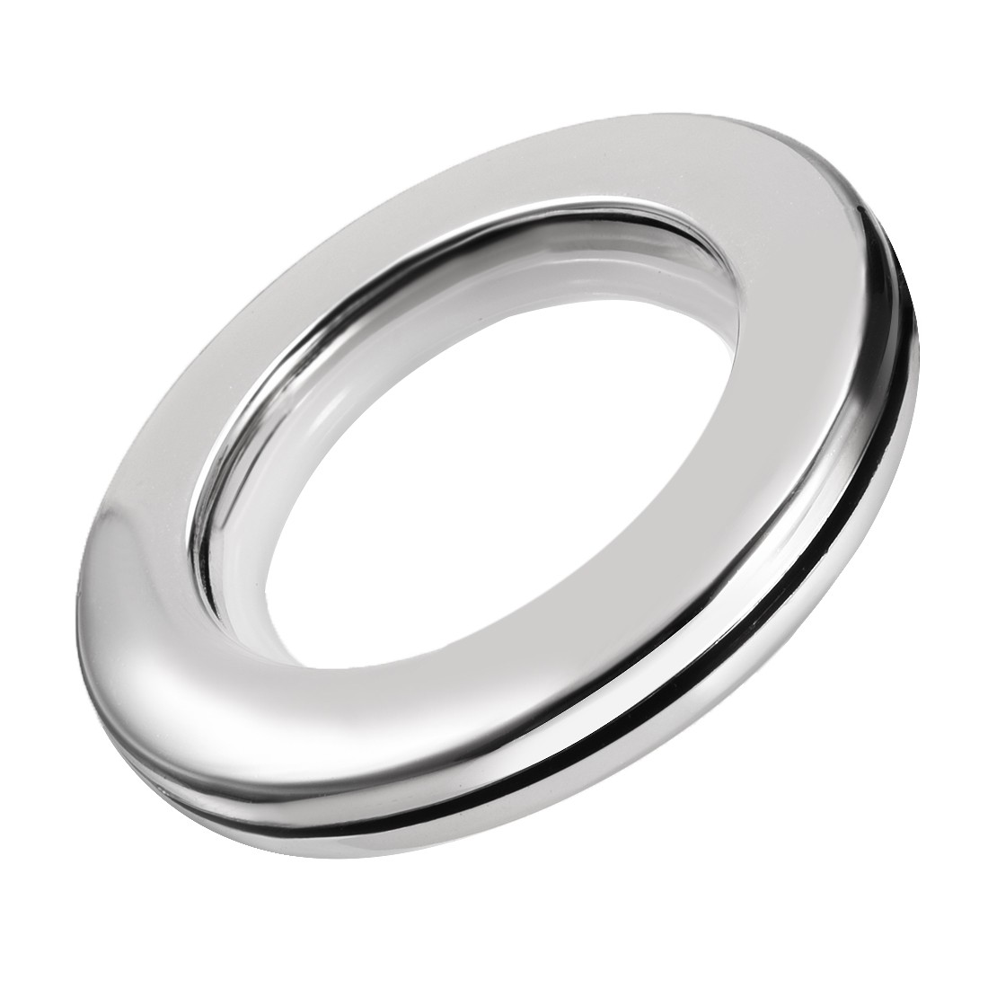 Curtain Grommets Plastic 1.5″ Inner Dia Drapery Eyelet Rings Silver Tone 6pcs