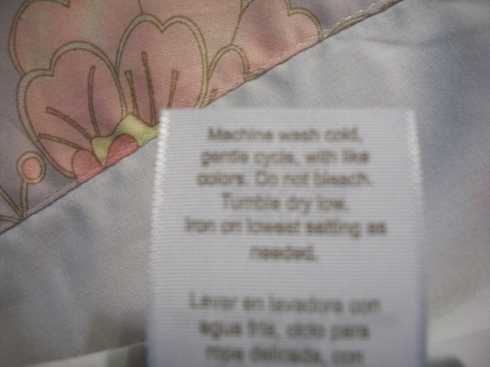 Kids Line Purple Ruffled Valance 60X13″ Tailored or Blousen Floral Green Pink