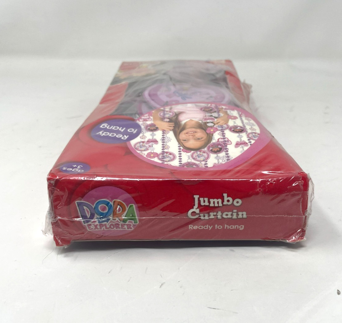 Nick Jr Dora The Explorer Beaded Jumbo Curtain 24×60 Ready to Hang