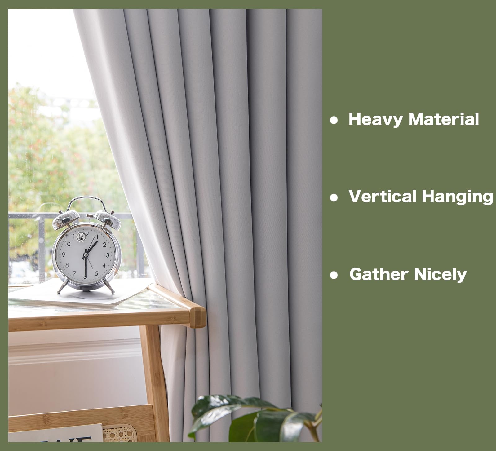 Pi Blackout Door Curtains Extra Widegrommet Privacy Room Divider Sliding Door