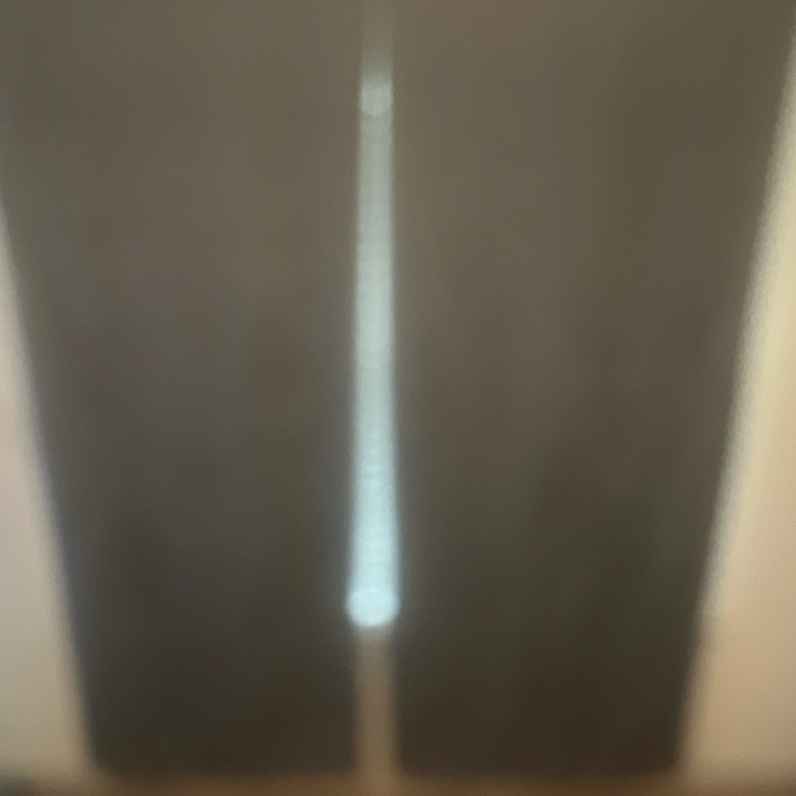 Your Zone Blackout Gray Solid Rod Pocket Curtain Panel 38 x 84 in