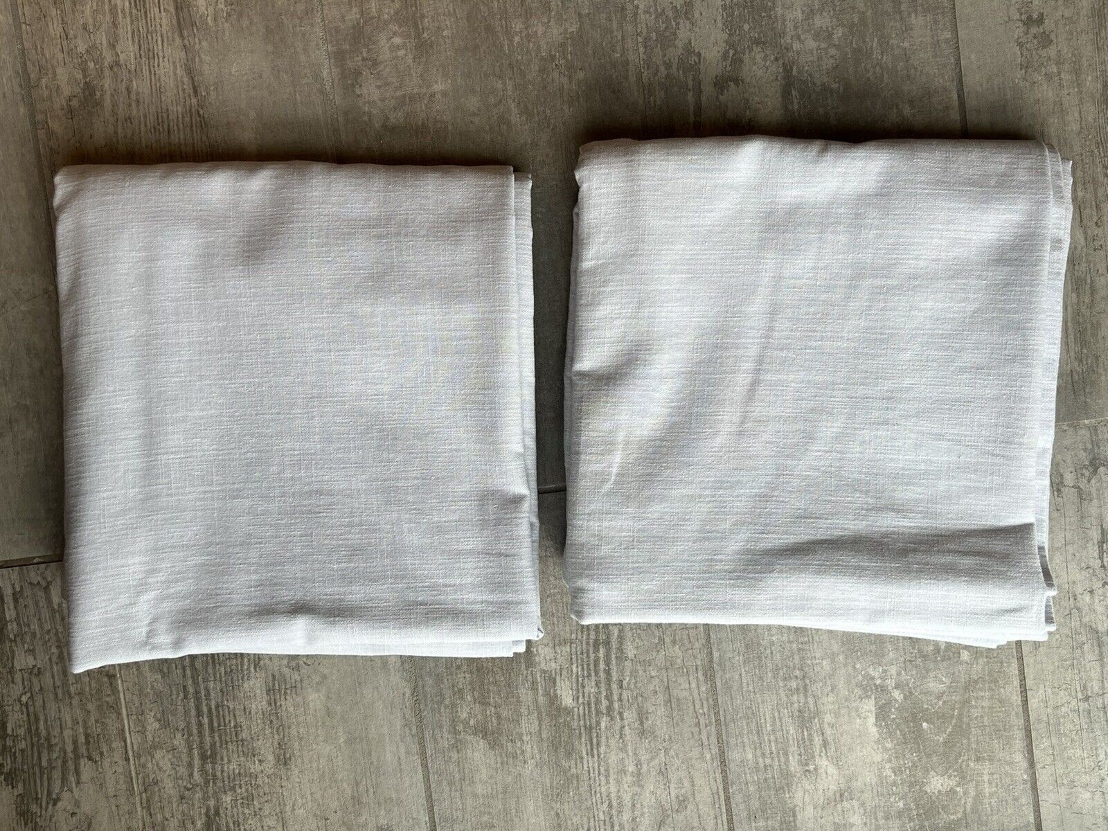 CALVIN KLEIN Linen Blend Elephant Gray Designer 2 Panel Curtain Set 48″ x 93″