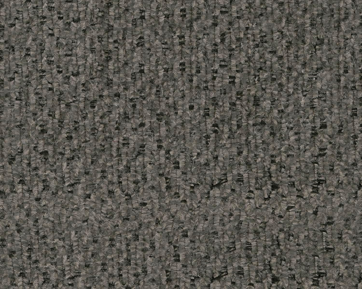 Gray Herringbone Chenille 2-Piece Sectional with Chaise & Pillows
