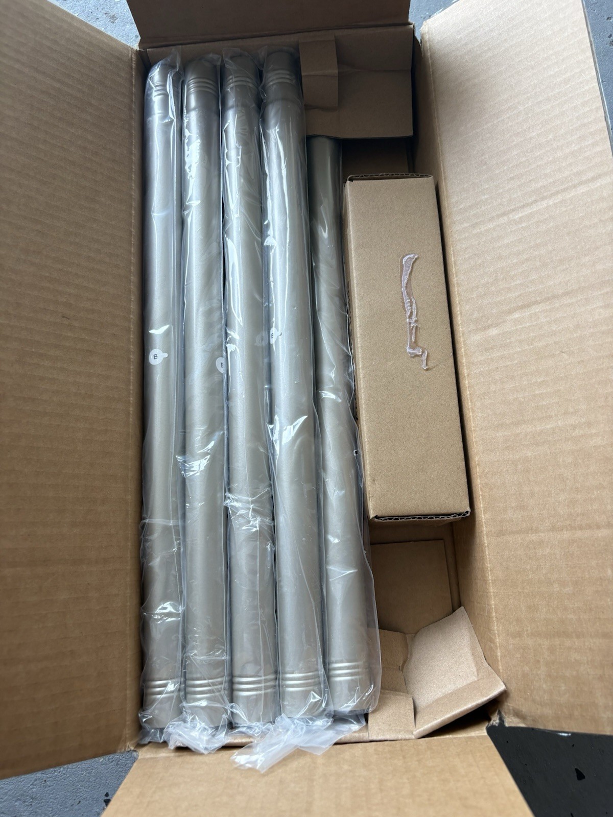 Byondeth Brushed Nickel Curtain Rod WCR144Ni