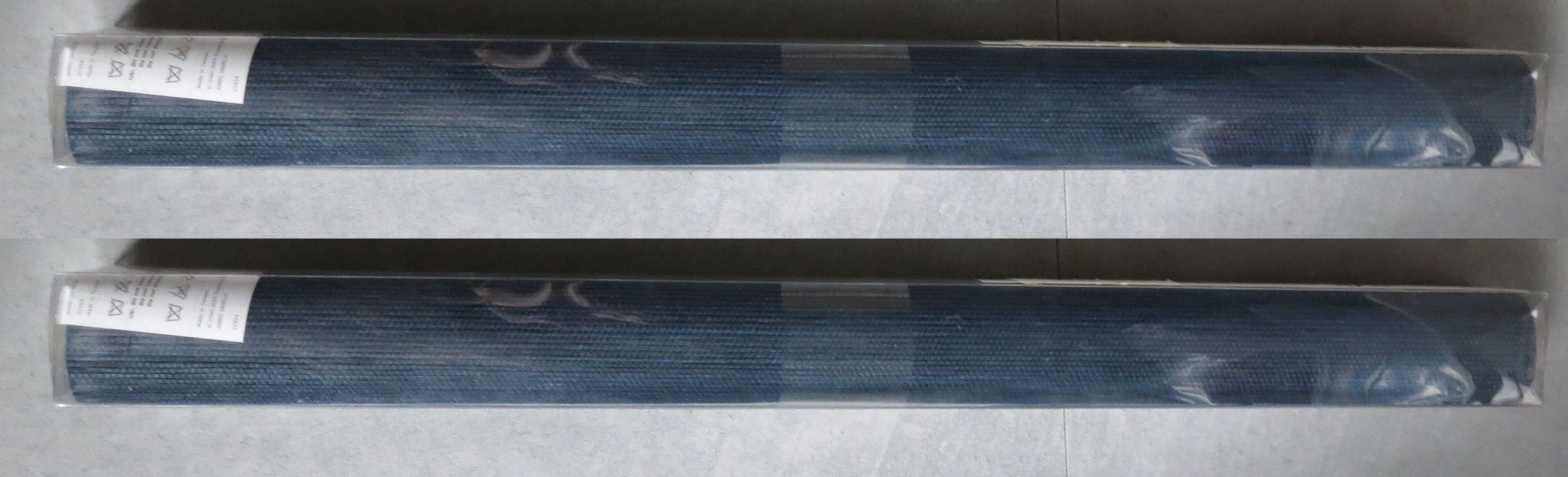 IKEA Anno Sanela Window Blind Curtain Panels Set of 2 BLUE 60x300cm 24x118in