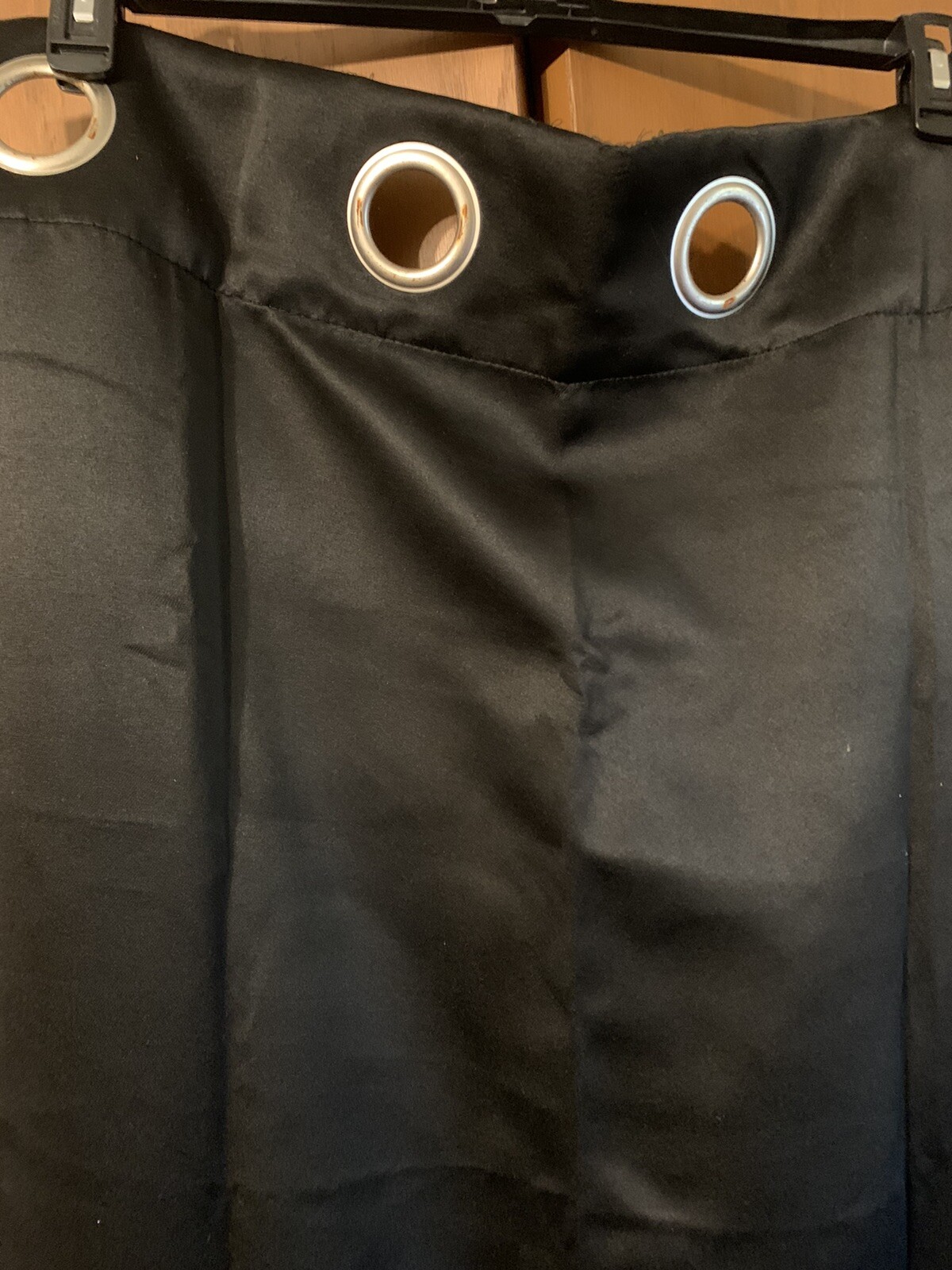 40 X 63 Blackout Grommet Curtain Panel. Black