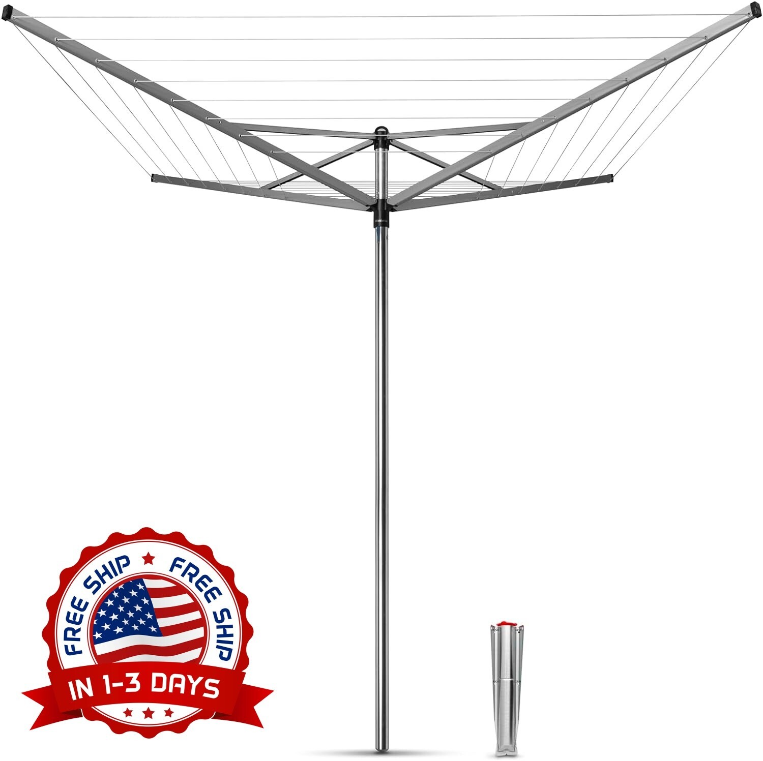 Tendederos Para Secar Ropa Exterior Interior Plegables Estante De Secado NEW US.