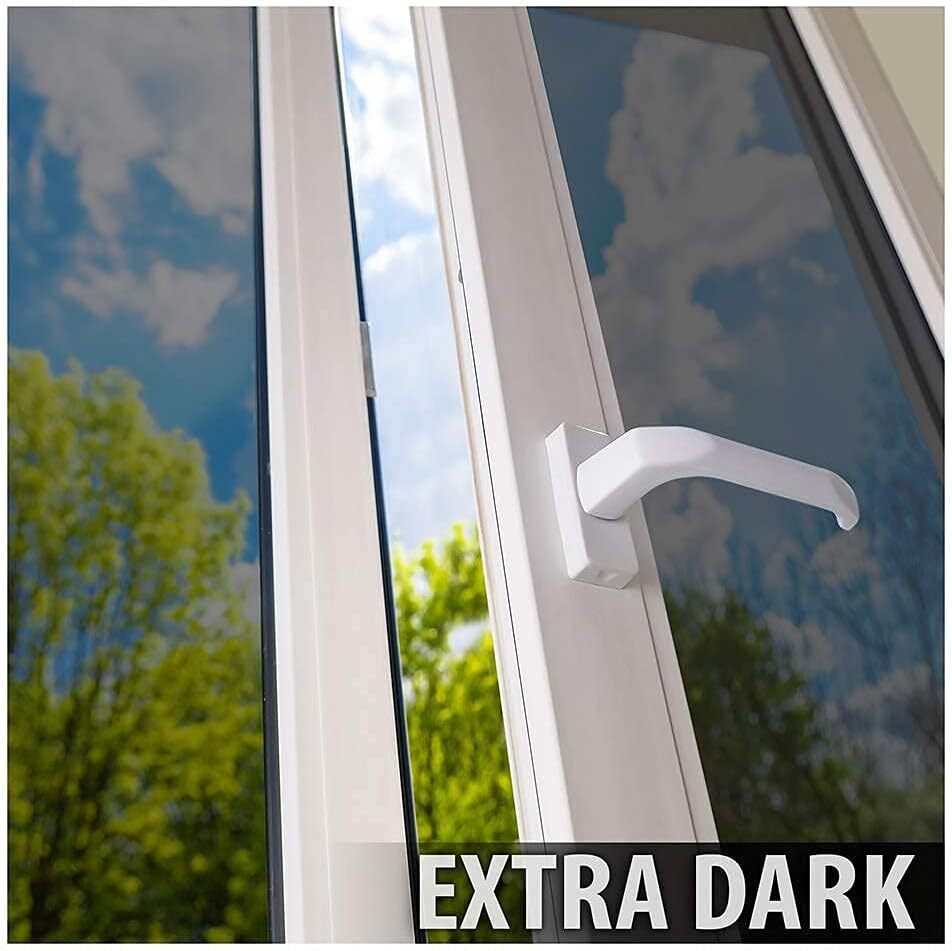 30in X 24ft Window Film Daytime Privacy and Heat Control Silver Very Dark