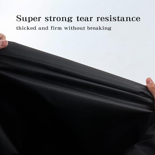 2 Packs Car Door Panel Cover with Squeegee Triangle, Waterproof Reusable Black