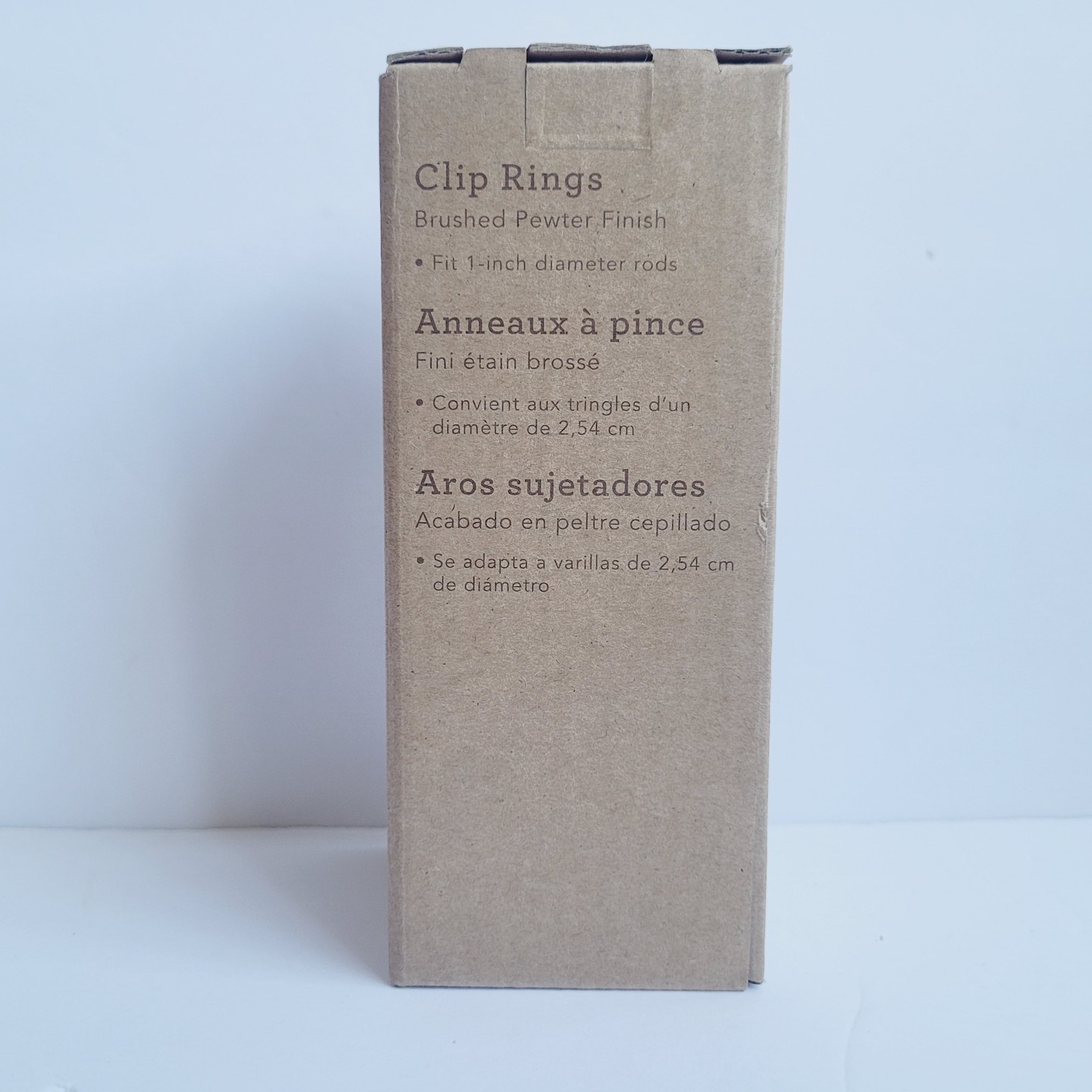 Allen + Roth 10-pc Curtain Clip Rings (Brushed Pewter) Model #0774453 BPEW