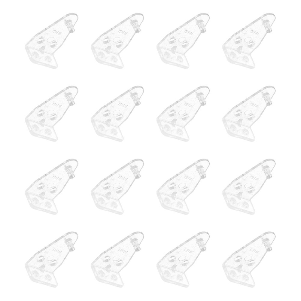 16Pcs Transparent Blind Bottom Rail Hold Clips Reusable Cord Management Hooks