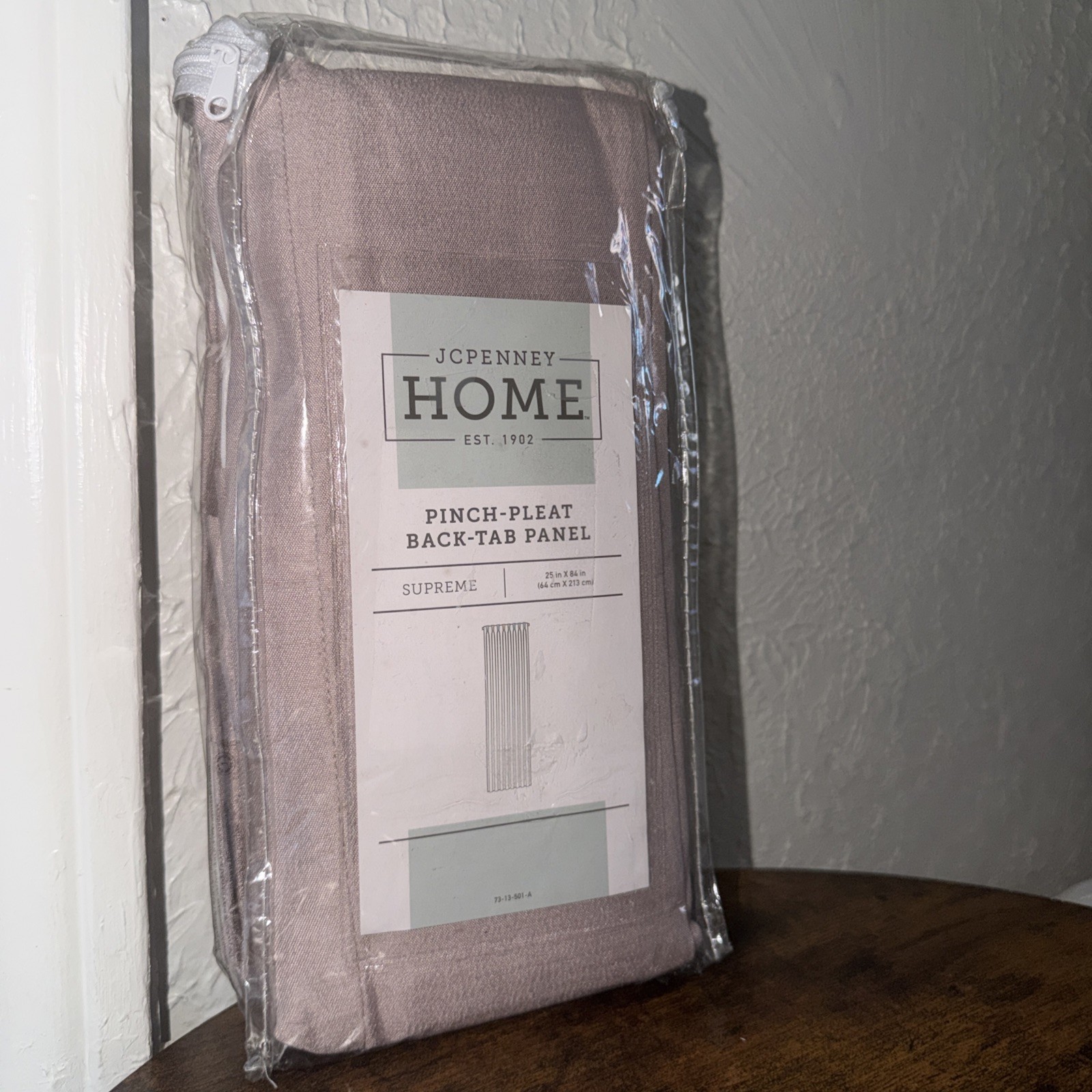 JCP Home Supreme Pinch-Pleat Back-Tab , 25×84