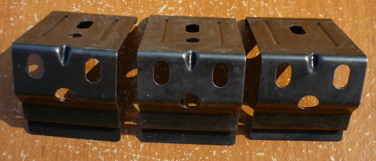 (3) Graber Bali Easy Up Shade Mounting Brackets – Old Style Gutter Rail –