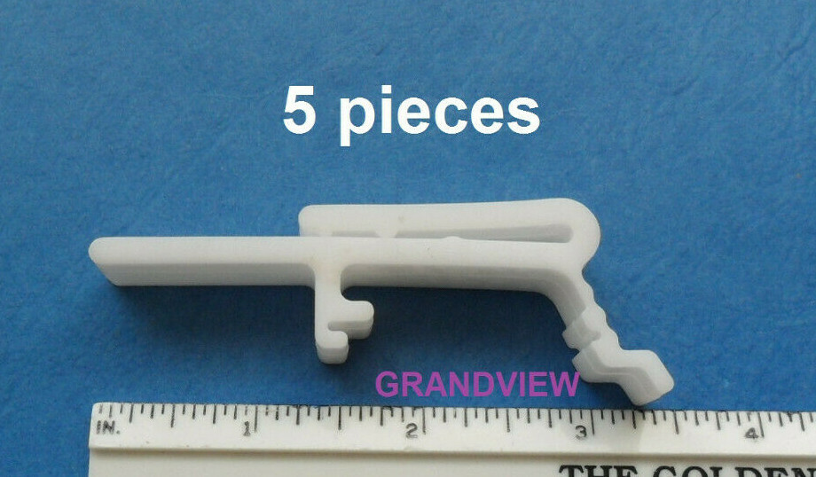 5 pcs Vertical Blind Dust Cover Valance Clip Holder Bracket Fits 1 1/2″ Rail