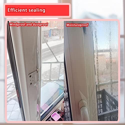 Window Weather Sealing Tape 3″ x 165FT – AC Insulation, No Residue, Clear