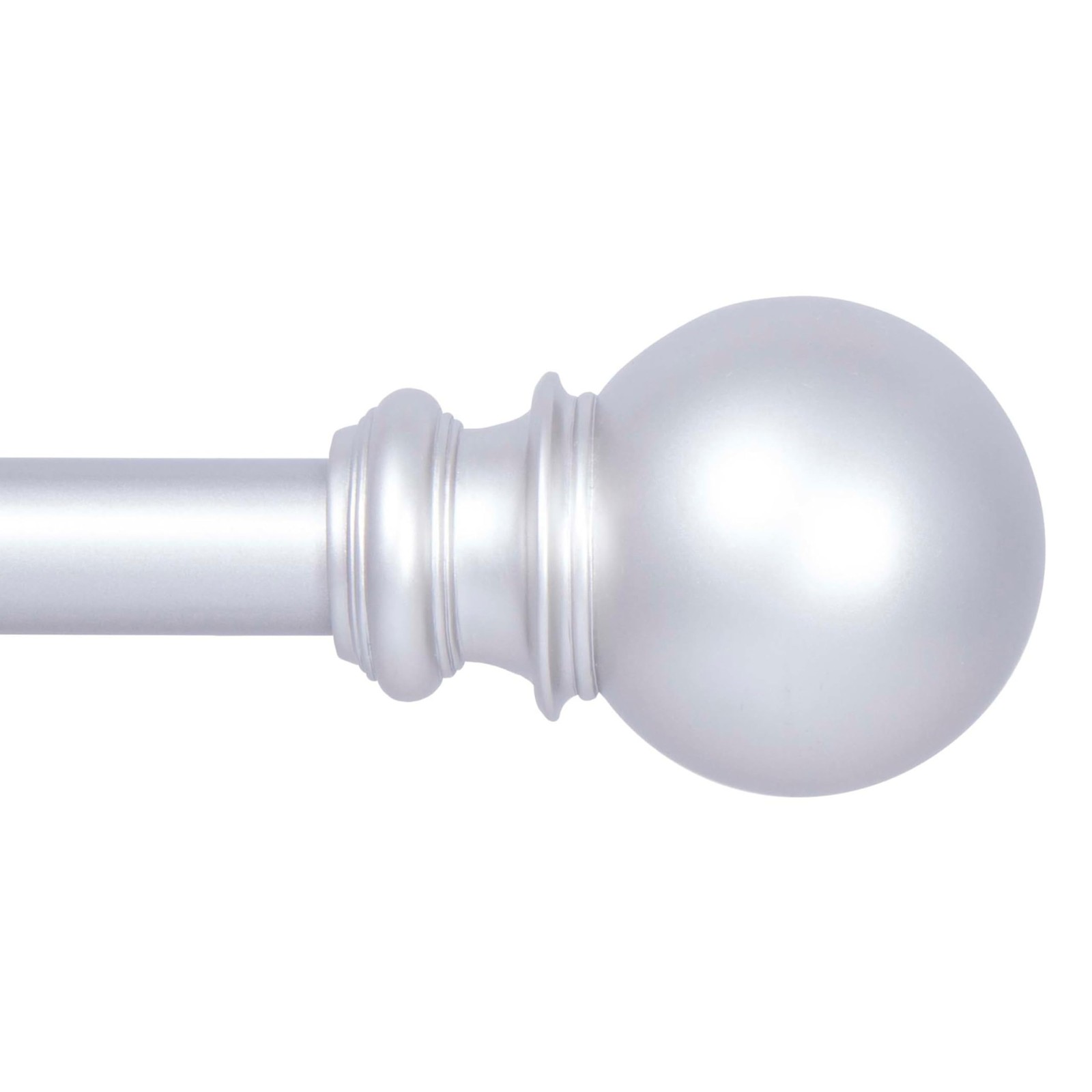 Kenney Knm80762 Bryce Ball End Standard Decorative Window Curtain Rod 36-66