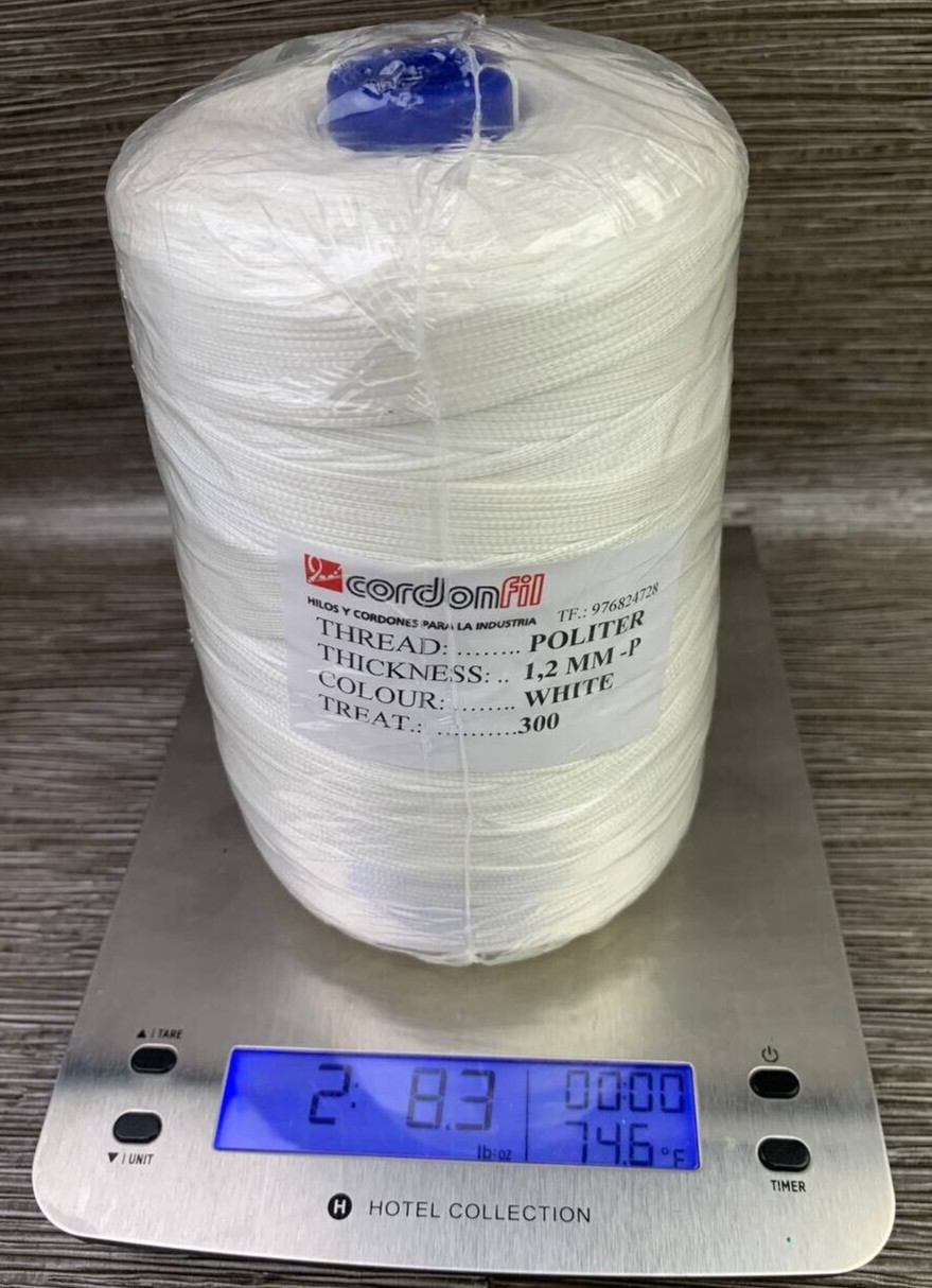 Cordonfil White Blinds Shade Lift Pull Cord String 1.2mm -976824728 2.8 Pound