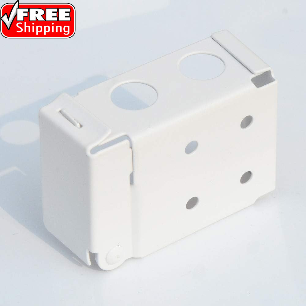 2Pcs Box Mounting Bracket for Low Profile Horizontal Blinds with 1-3/4″ X 2 1/2″