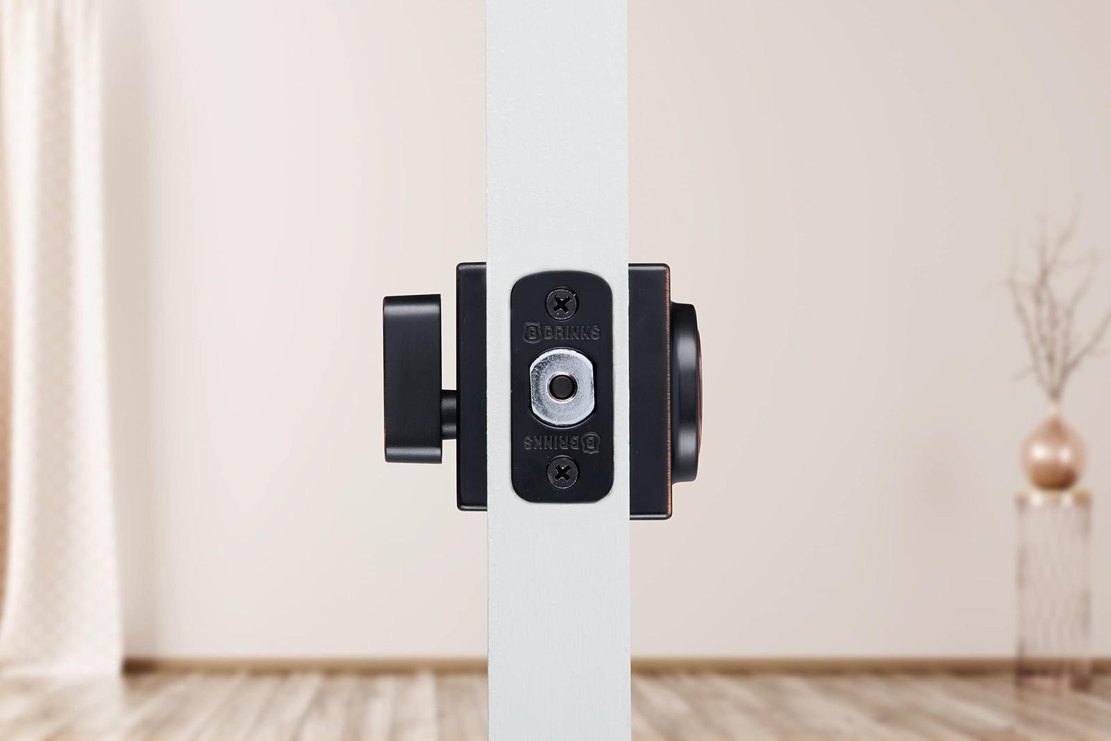 Brinks Lock Single Cylinder – – Keyed Front Door Modern Finish