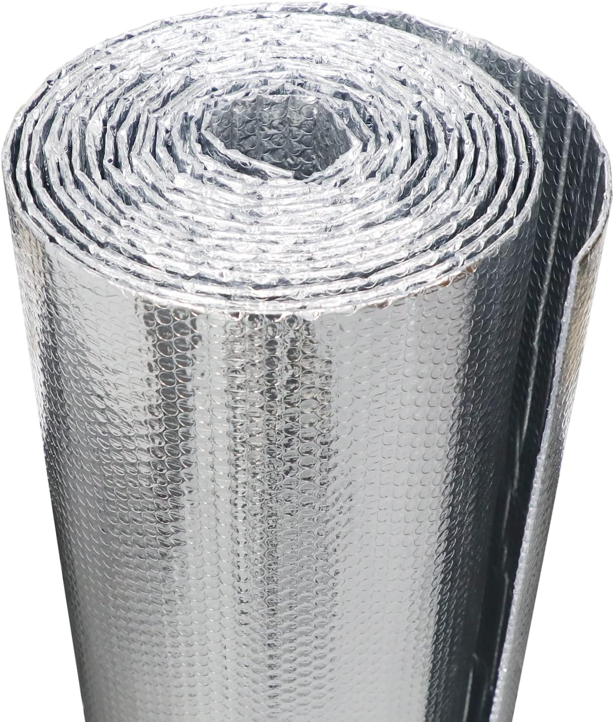 Reflective Double Bubble Insulation Roll 23.6″x10Ft RV Window Heat Barrier Film