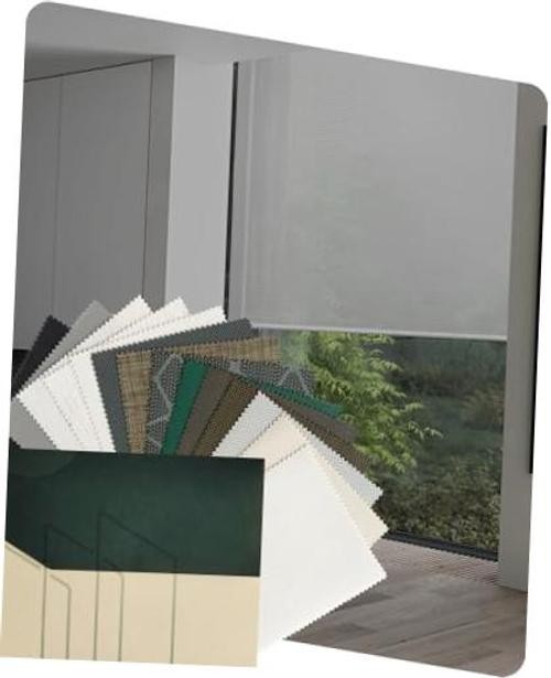 Smart Solar Shades, Light Filtering Multicolor A Set Multicolor Fabric Samples