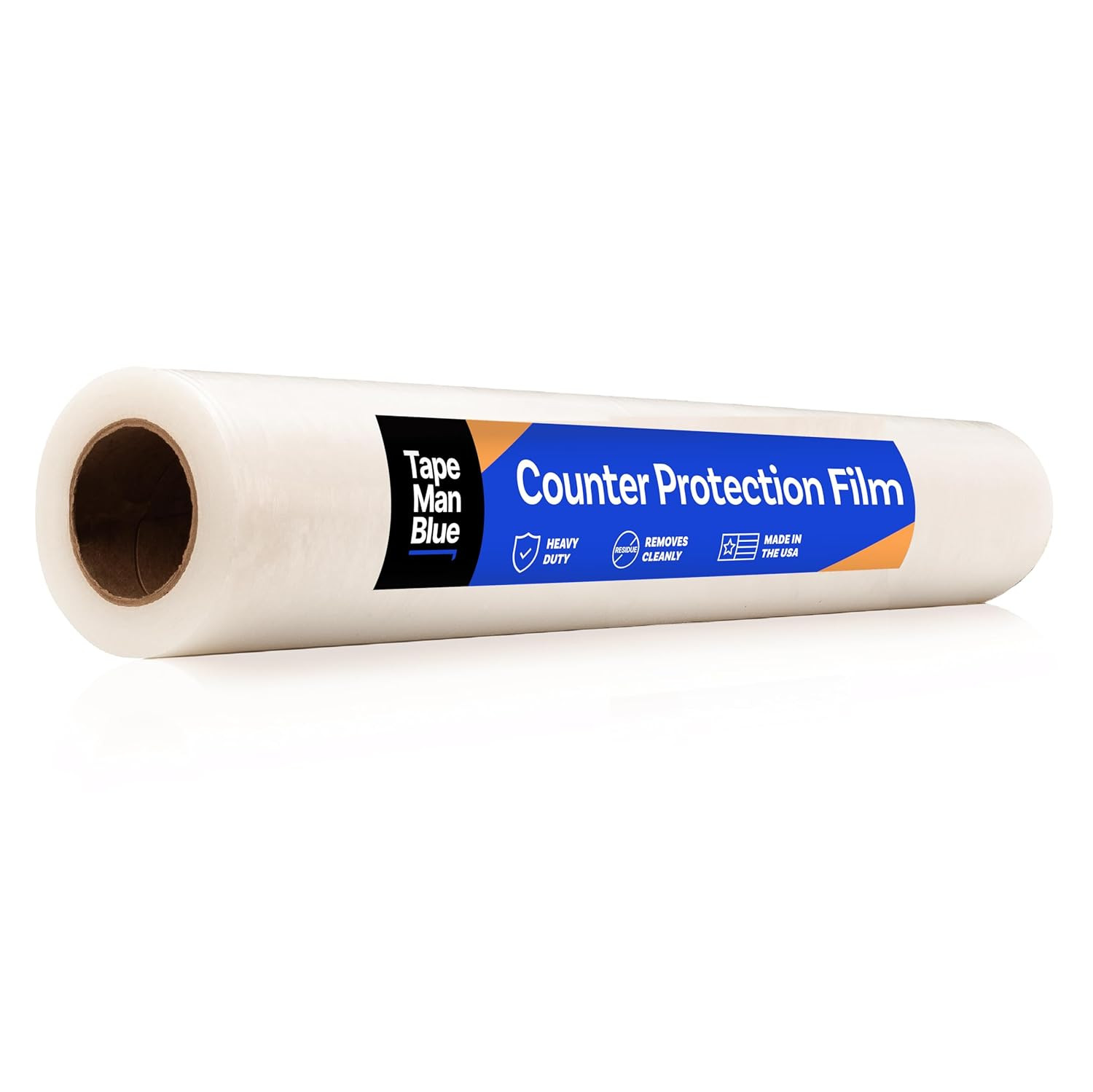 Clear Self-Adhesive Countertop Protection Film 30″x600′ – Removable & Durable