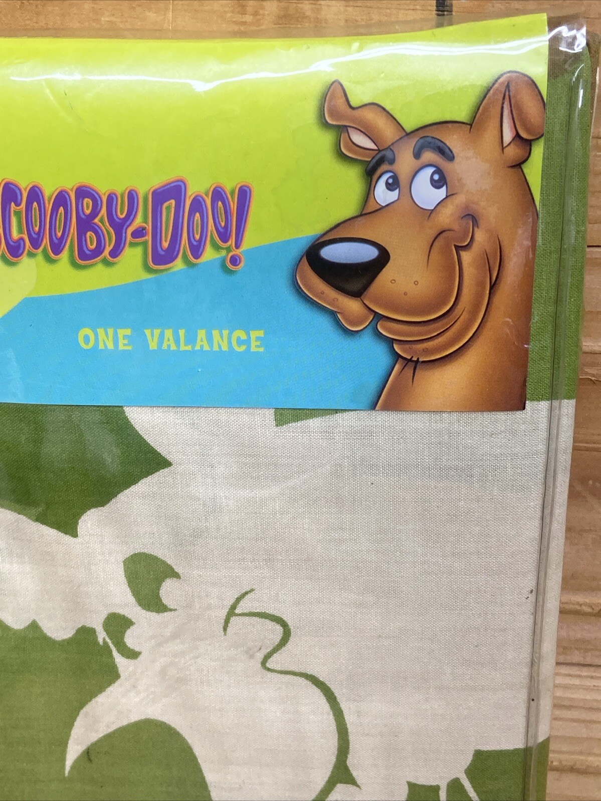 New Vintage Scooby Safari Window Valance Camouflage Brown Green 84×15