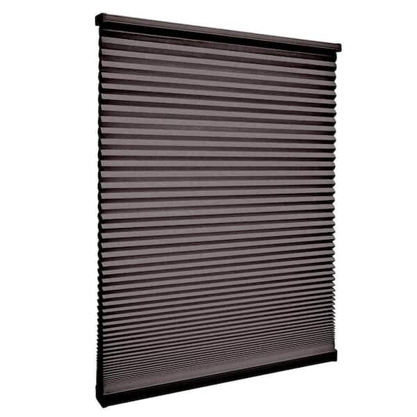 Custom Cut HDC Chocolate Cordless Light Filtering Cellular Shades