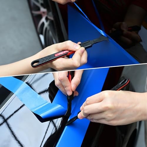 Micro Squeegee Vinyl Wrap Tool – 6 in 1 Pro Wrapping Stick Squeegee Tuck