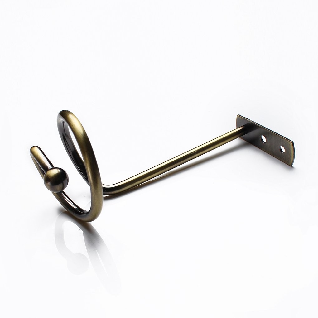 Curtain Holdback Bronze Set of 4 Drape Holder Hook Tieback for 2pair