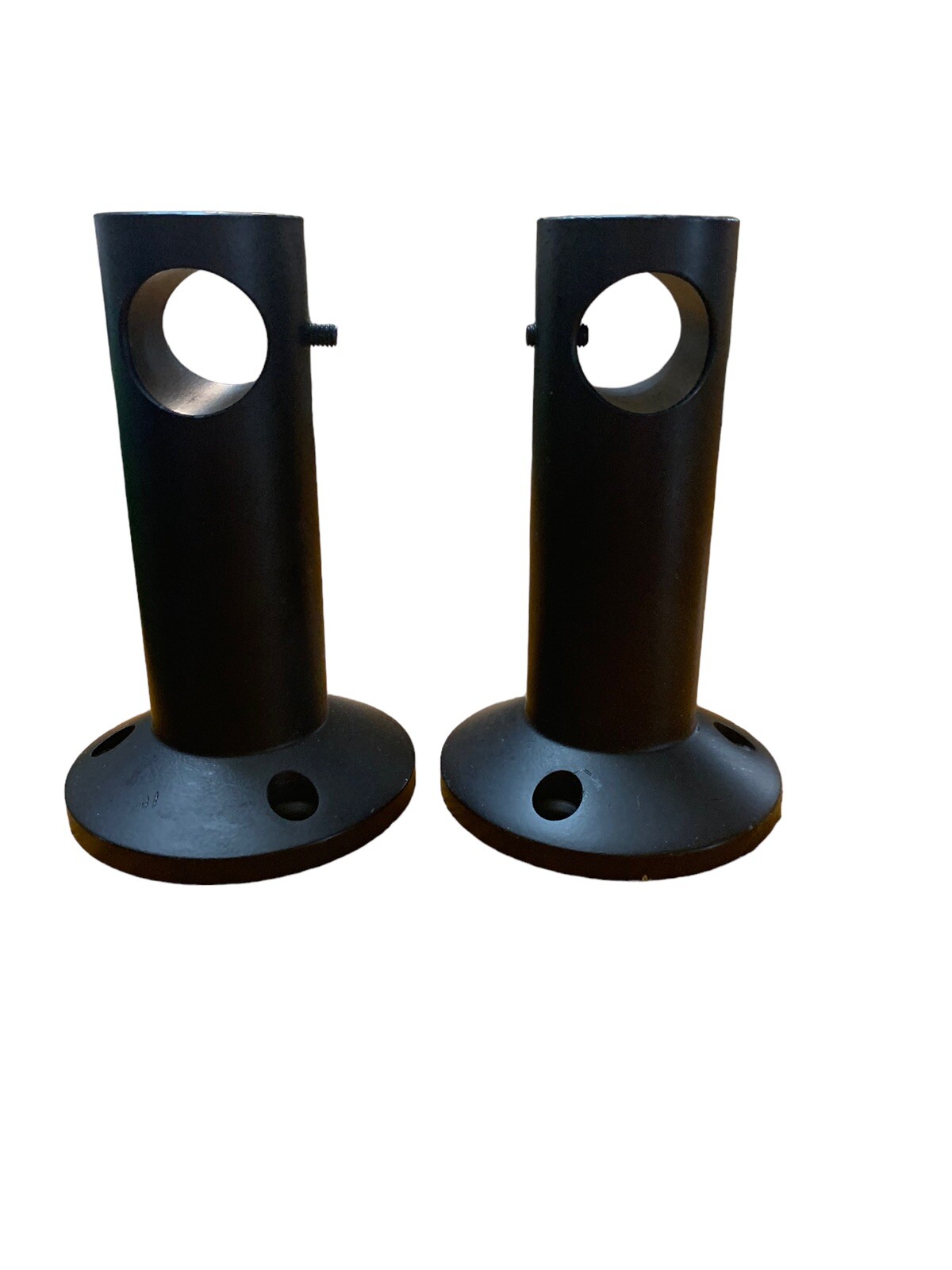 Pottery Barn Modern Curtain Rod 28-48 Inches Bronze Finish MOUNTING BRACKETS Two